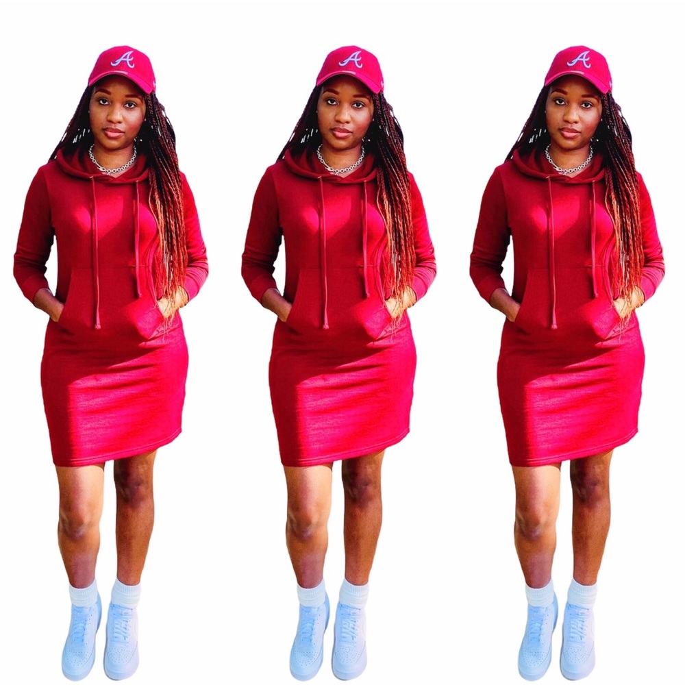 Sweater Dress with hood 🔥🍁🍂